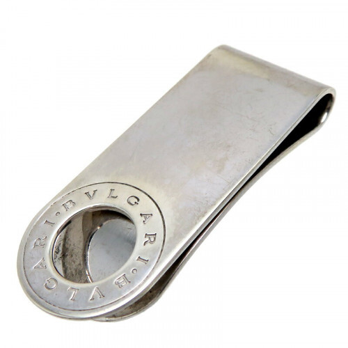 美品 BVLGARI  ロゴ ゼムクリップ型 マネークリップ シルバー925 Rare Bvlgari Money Clip 925 Sterling Silver | eBay