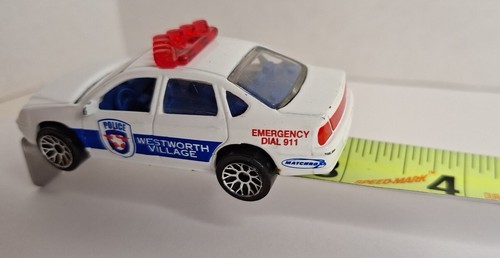 Vtg Loose Matchbox Chevy Chevrolet Impala Westworth Village Police 1999 Toy - Picture 6 of 7
