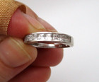 14K White Gold Anniversary Band Ring Size 5 [R191] — photo 4