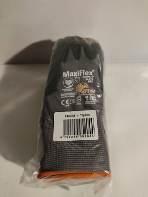 MaxiFlex Größe 8/M ,Ultimate Arbeitshandschuhe, 12 Paar, Neu