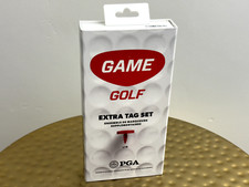 NEW Game Golf Extra Tag Set x18 PGA of America Arccos Golf Smart Sensor Similar