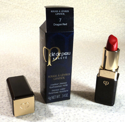 Cle De Peau Intense Color Moisture Lipstick - 7 Dragon Red - Boxed