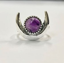 Silver-Plated Adjustable Ring (#17)