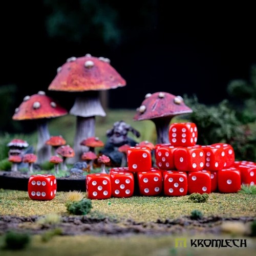 KROMLECH BATTLE DICE 25 NEGRO 12MM - Imagen 3 de 6