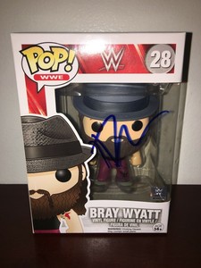 Bray Wyatt The Fiend Signed Wwe Funko Pop Vinyl Figure Rare
