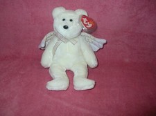 VINTAGE TY Beanie Baby, Herald the  Angel  Bear with wings. SEE NOTE!    RARE