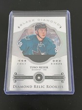 2016-17 UD Black Diamond Timo Meier Diamond Relic Rookies Sharks #BDR-TM