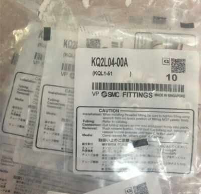 10pc New SMC quick connector KQ2L04-00A #W9