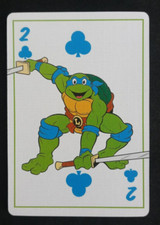 2023 Teenage Mutant Ninja Turtles Playing Card Leonardo 2 Clubs