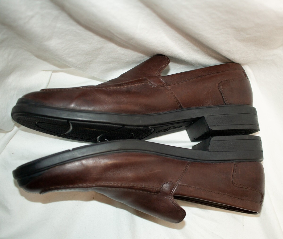 Cole Haan Brown Leather Casual Loafers Slip On Shoes Men Sz 