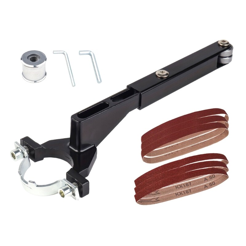 Angles Grinder Belt Sander Attachment Adapter for DIY Sanding Projects  