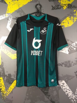 Swansea City Jersey Away football Soccer shirt 2019 - 2020 Joma Men Size S ig93