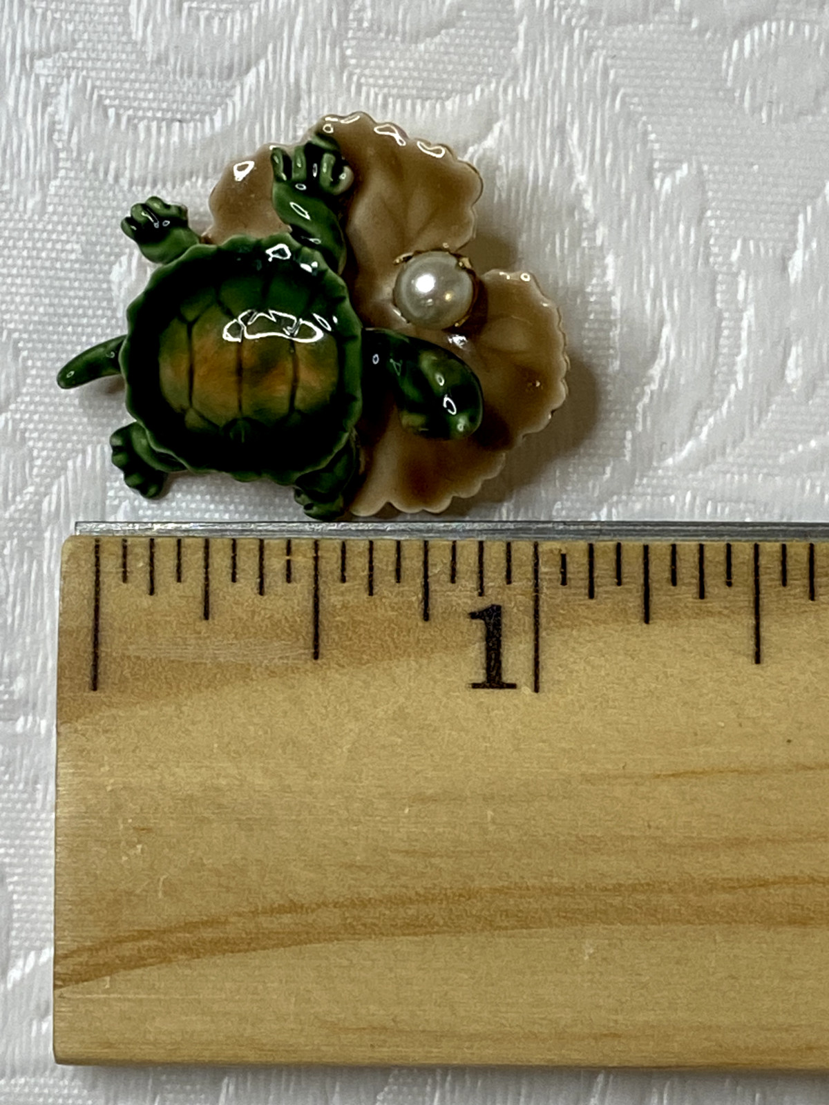 ORIGINAL BY ROBERT Turtle On Leaf Signed Pin Vint… - image 14