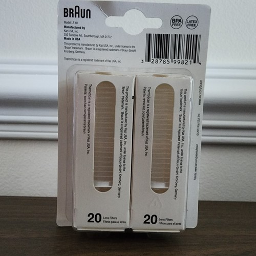 Braun - ThermoScan Ear Thermometer Lens Filters 40 PACK Covers | Genuine - Picture 3 of 3