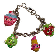 Charm Bracelet, SHOPKINS ,4 Charm