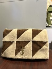 Saint Laurent Jamie Ysl Shearling Chain Shoulder Bag