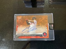 Topps NOW 2021 Card #995C Rafael Devers On-Card Auto /5 Red Sox  Sick Card