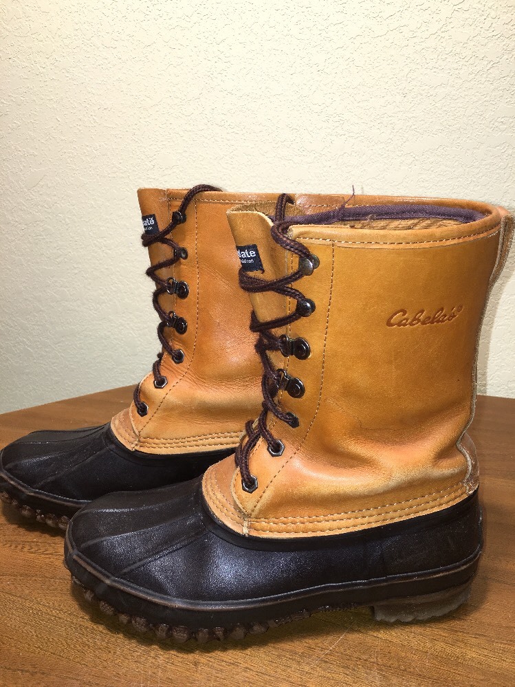 Cabela’s Duck Boots Mens Size 8D Thinsulate Steel Shank CABELA main image 2