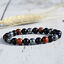 miniature 19  - Energy Healing Stretch Bracelet Triple Natural Stone Hematite Tiger Eye Obsidian