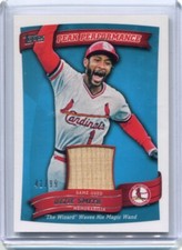 2010 Topps - OZZIE SMITH - Peak Performance Game Bat - ST. LOUIS CARDINALS #d/99