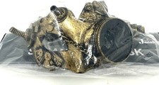 Steampunk Masquerade Mask Antique Bronze Gold Gears Goggles Phan-Metallic Gold 1