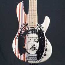 ESP Bardic GOOD VIBES Used Alder body 5 string White w/Soft case