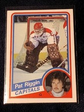 1984-85 Topps Hockey - #148 Pat Riggin - Washington Capitals EX-NM Condition 