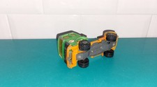 Tracteur Majorette Avec Remorque De Paille - Série 3040/70, Vert, En Boîte