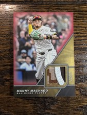 2026 Topps Series 1 GAME-USED Manny Machado Major League Material RED 4/5 Padres