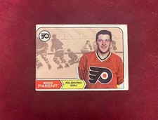 1968-69 Topps Hockey Bernie Parent ( PHILADELPHIA FLYERS ) Rookie Card RC #89!. rookie card picture