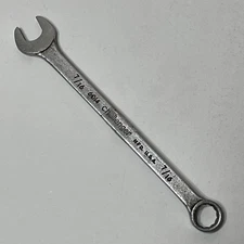 Proto Challenger 6014 7/16" Wrench SAE USA Chrome Satin Combination VTG 12pt