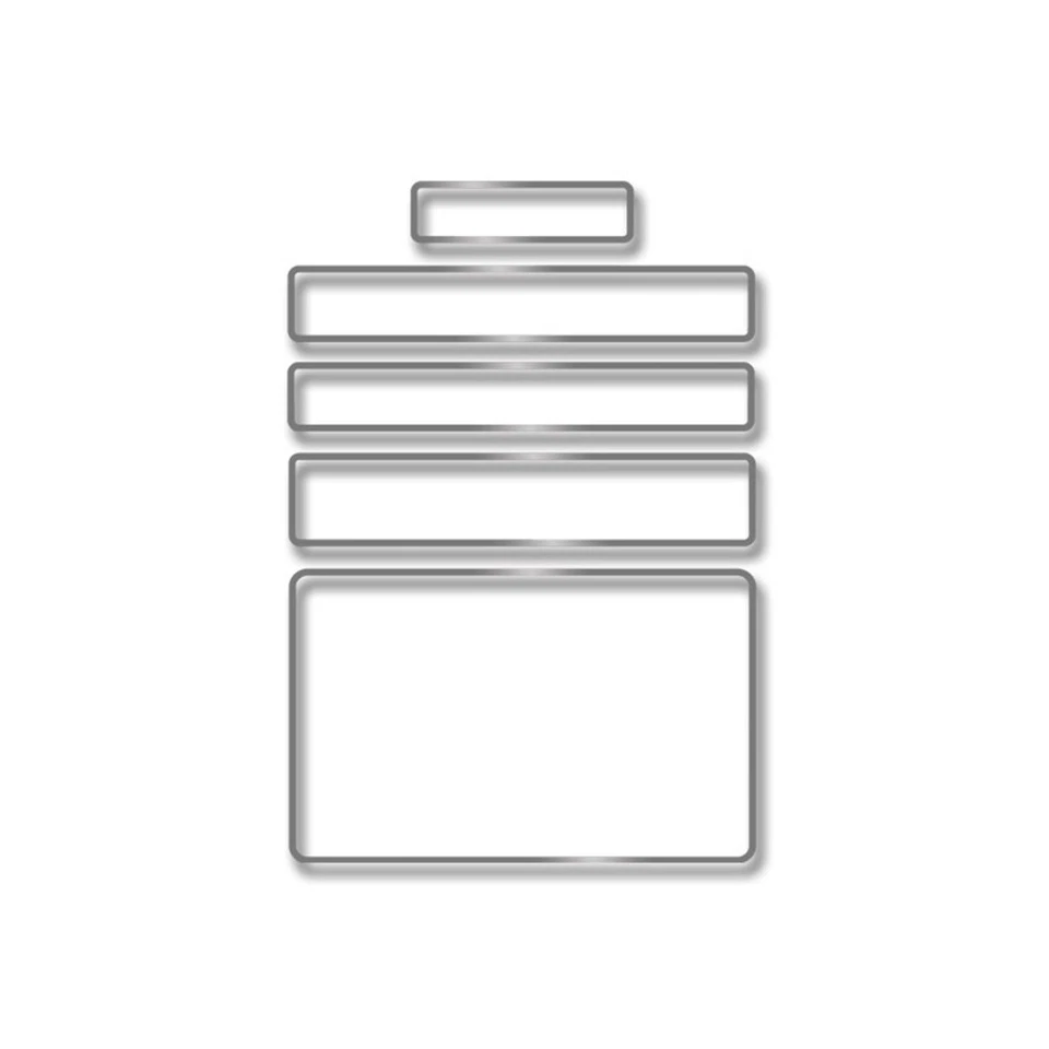 Anéis de acabamento de painel central 5p para 2010-12 Ford F-150 SVT Raptor [aço inoxidável/polido] - Imagem 3 de 4