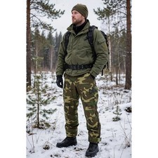 US Military Mens Medium ECWCS Woodland Camo Adjustable Trousers Pants USA Made