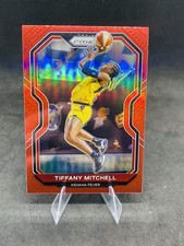 2021 Panini Prizm WNBA #74 Tiffany Mitchell Prizms Red #/299 Indiana Fever