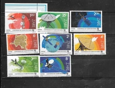 ZAIRE SC# 1121-8 1983 COMMUNICATION/SATELLITE MNH XF OLD COMMEMORATIVE STAMP SET