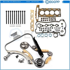 Timing Chain Kit Head Gasket Bolts Set For 09-10 Chevrolet Cobalt 2.2L DOHC