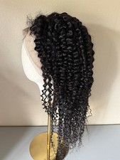 100 Virgin Human Hair 13x4 Lace Frontal Wig 22 inch kinky curly