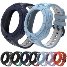 TPU Rugged Silicone Case Band For Samsung Galaxy Watch 6 7 8 9 Ultra 2 47mm 2026