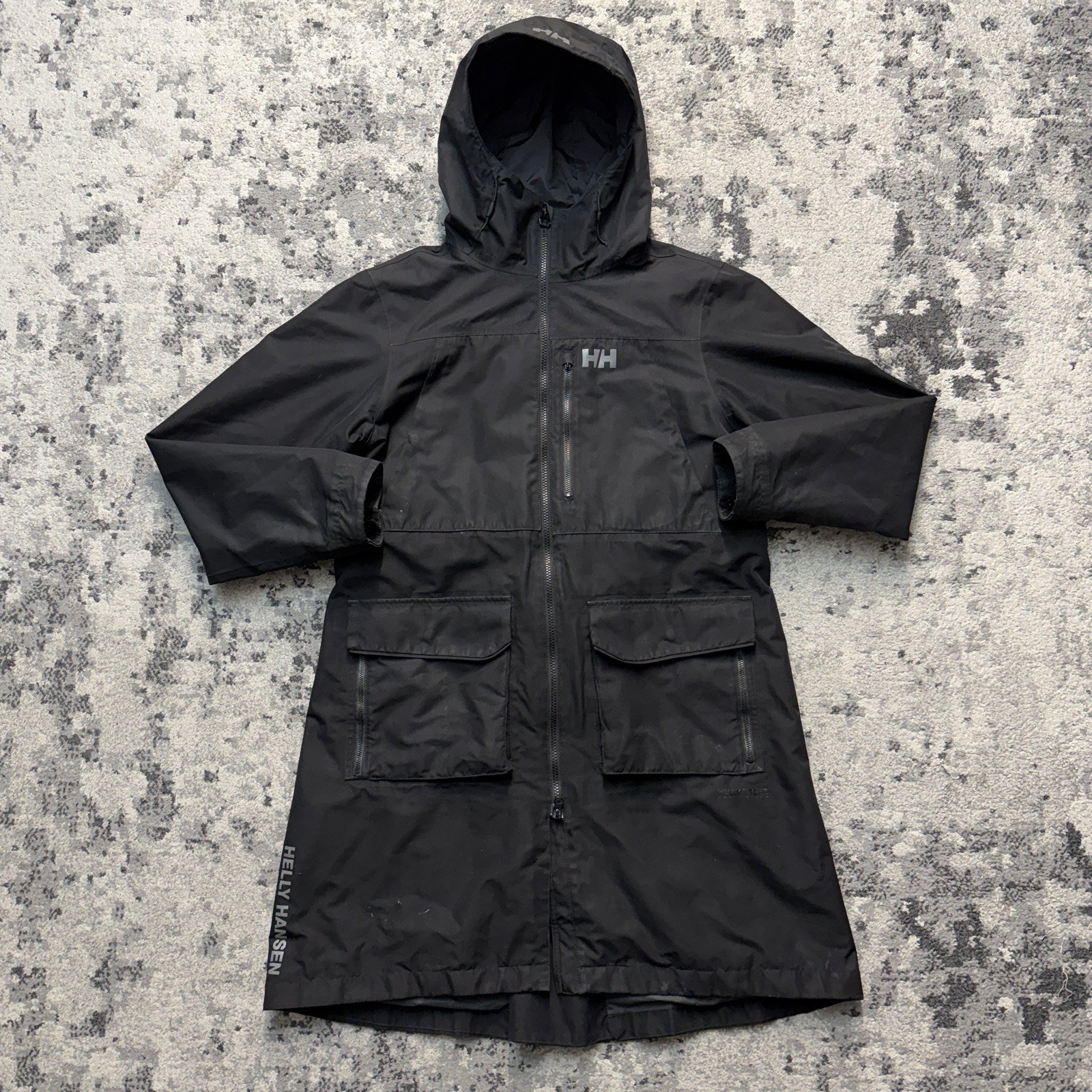 Helly Hansen Rigging Jacket Size Large Black Rain… - image 1