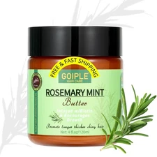 Rosemary Mint Butter for Hair Growth Strengthen and rosemary butter-4 oz