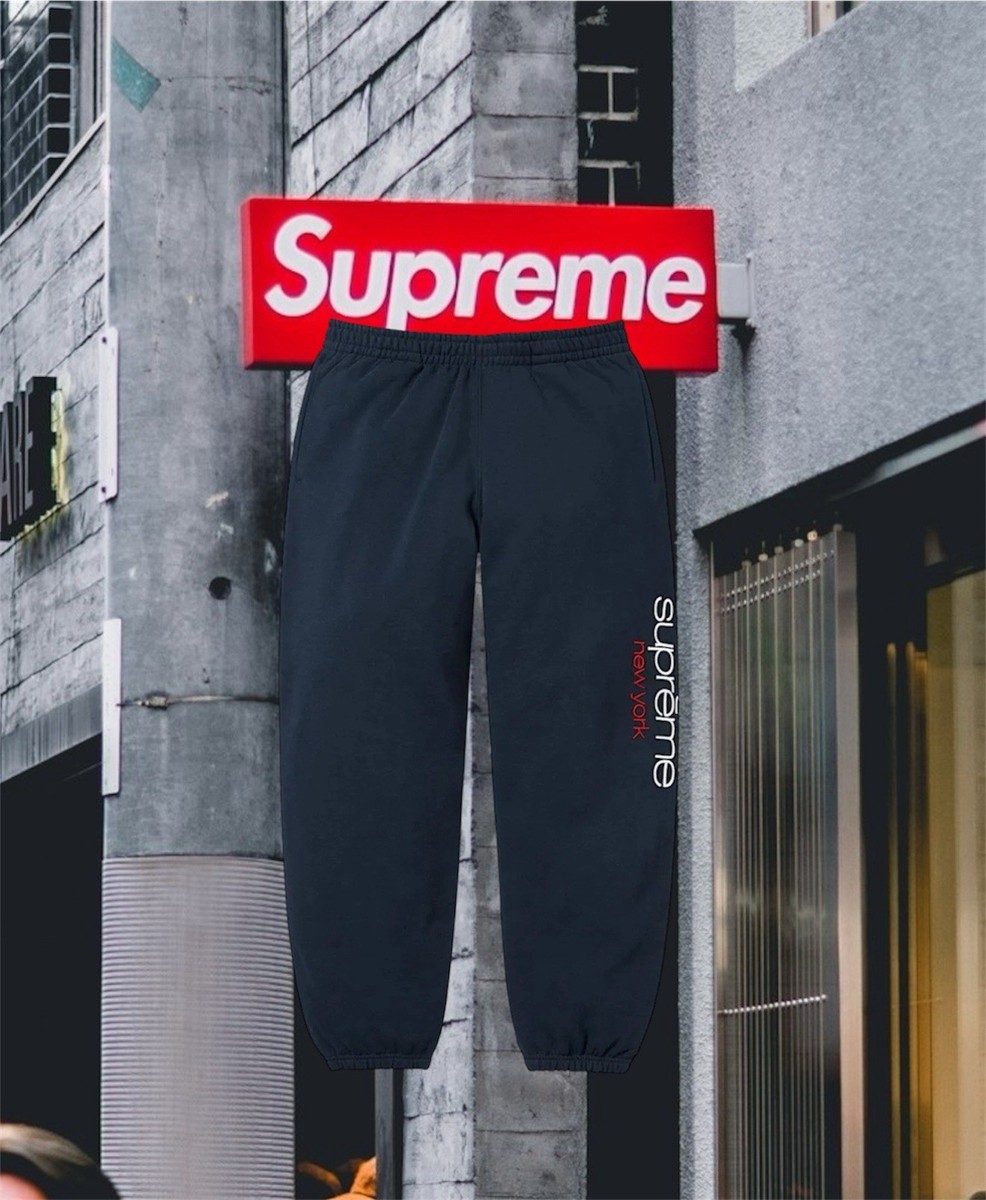 Supreme Classic Logo Sweatpants Black L SS2026 | eBay