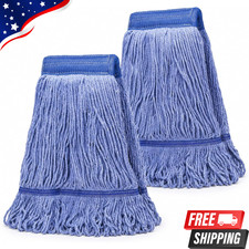 2 Pack Mop Head Replacement, Cleaning Heavy Duty Mop Head Commercial Replacement