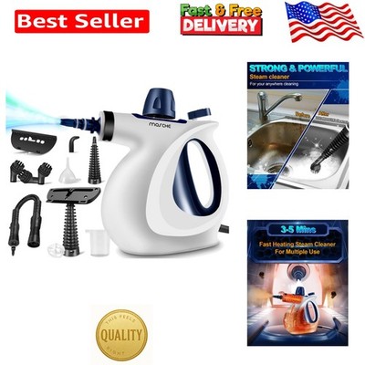 All-Natural Handheld Steam Cleaner, 230°F with Accessories for Home & Upholstery