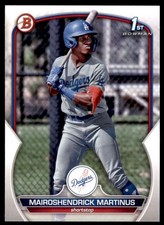 2023 Bowman Prospects #BP-55 Mairoshendrick Martinus Dodgers 1st Bowman ID:47352