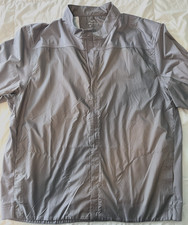 Nike Shield Light Gray Mens xxl jacket Polyester Zip Jacket Windbreaker Pockets