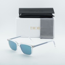 Dior INDIOR S1I 85B7 Transparent/Blue 54-18-140 Sunglasses New Authentic