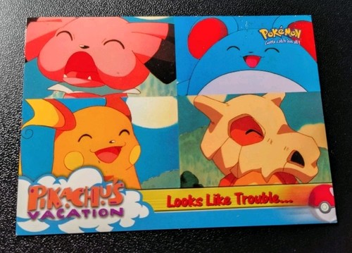 Pokemon Topps Edición de Animación de Película Parece Problema... Logo Azul #44 MP - Imagen 1 de 2