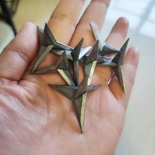 400Pcs Tire PunctureSpikes Heavy Portable Duty Carbon Steel Triangle Road Spikes