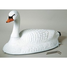 FLAMBEAU 5889LO Swan Decoy,11 in H,White 9ATJ0