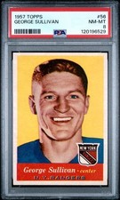 1957 Topps #56 George Red Sullivan PSA 8